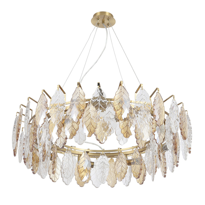 Светильник 80 см, Crystal Lux TREVI SP8 BRASS, латунь