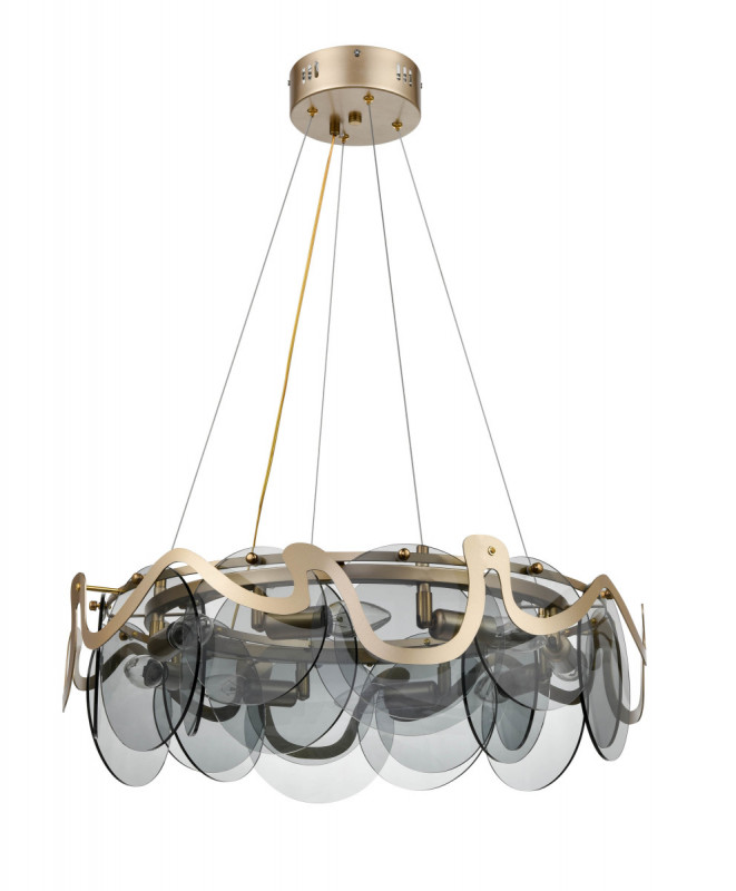 Подвесной светильник  60*120 см, 8*E14 шампань Vele Luce Melodia VL3294P08