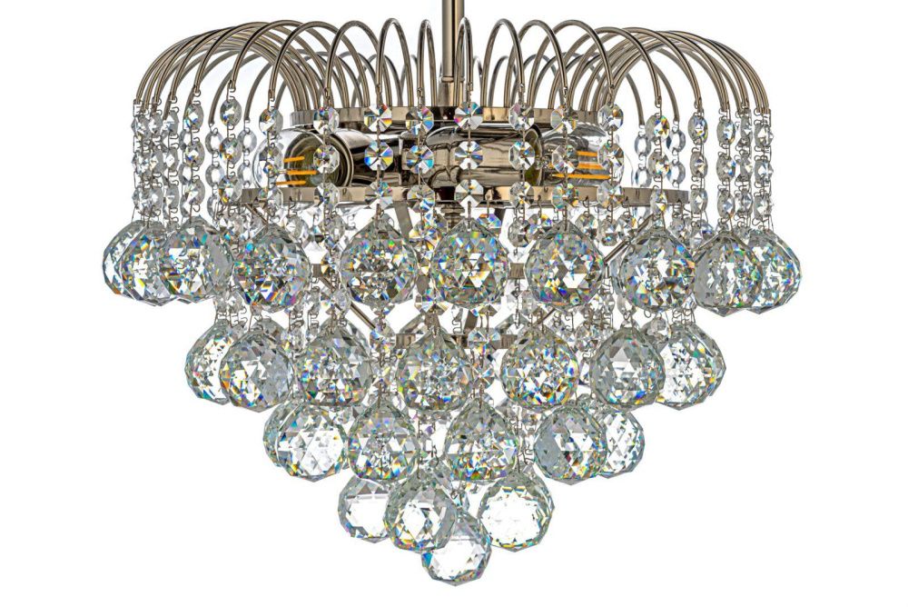 Люстра *40*50 см, 4*E14*40W, Arti Lampadari Bellagio Bellagio E 1.5.40.100 N, Матовый никель