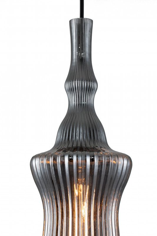 Подвесной светильник 140*140*440/2090 мм, 1*E27 чёрный Indigo Ideale V000132, 11011/1P Smoke