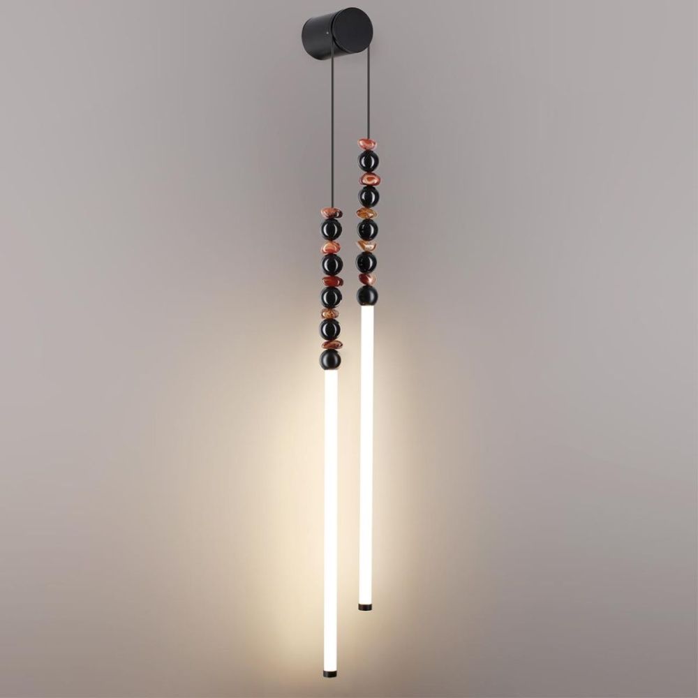 Бра 85 см, 16W, 3000K, Odeon Light Hightech Monella 7187/16WL, черный