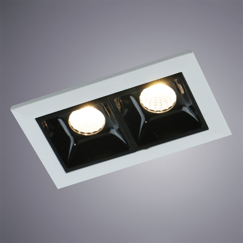Встраиваемый светодиодный светильник Arte Lamp Grill A3153PL-2BK, черный