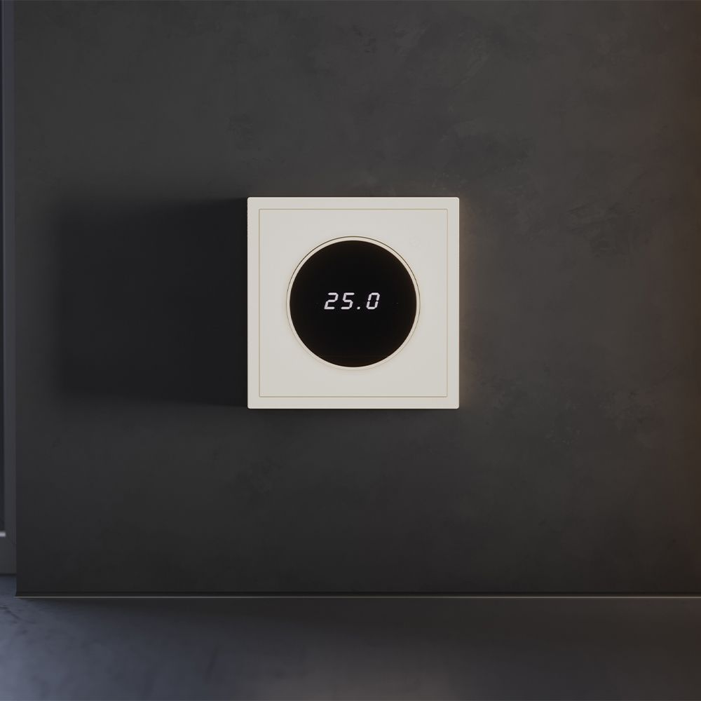 Терморегулятор электронный S70 с индикацией и датчиком, для теплого пола, хлопок Voltum VLS070113