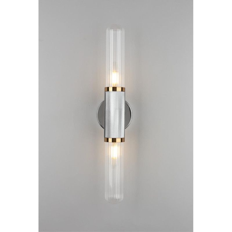 Бра 9*10*48 см, 2*E14, 7W, Aployt Brynia APL.307.41.02, бронзовый