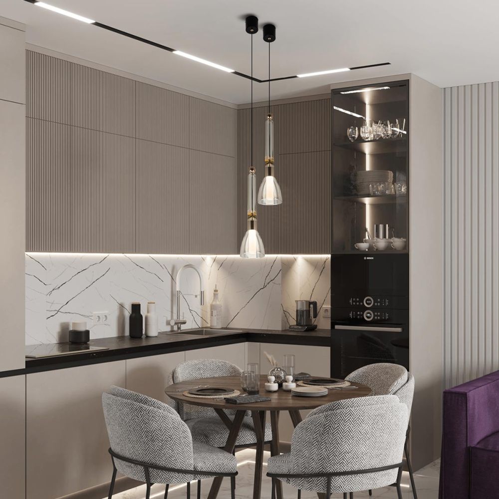 Подвесной светильник 12.5*80/200 см, LED 6W 3300К MODESTYLE MS.1631.1 золото/черный