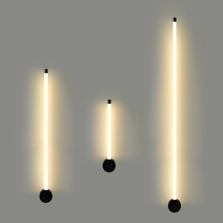 Корпус накладной с драйвером для настенного монтажа светильников 359343-359358 8-24W Novotech VITZ 359361, черный