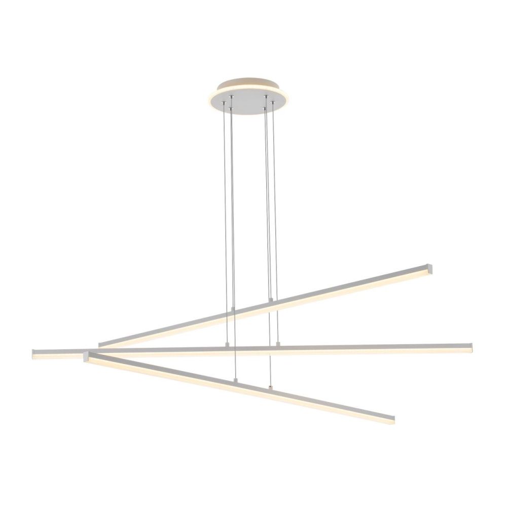 Люстра подвесная с пультом 120*13/120 см, LED 110W 3000-5500K Citilux Trent CL203730 белый