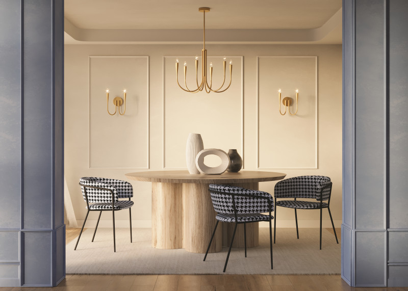 Светильник 63 см, Freya Branches FR5253PL-06BS, латунь