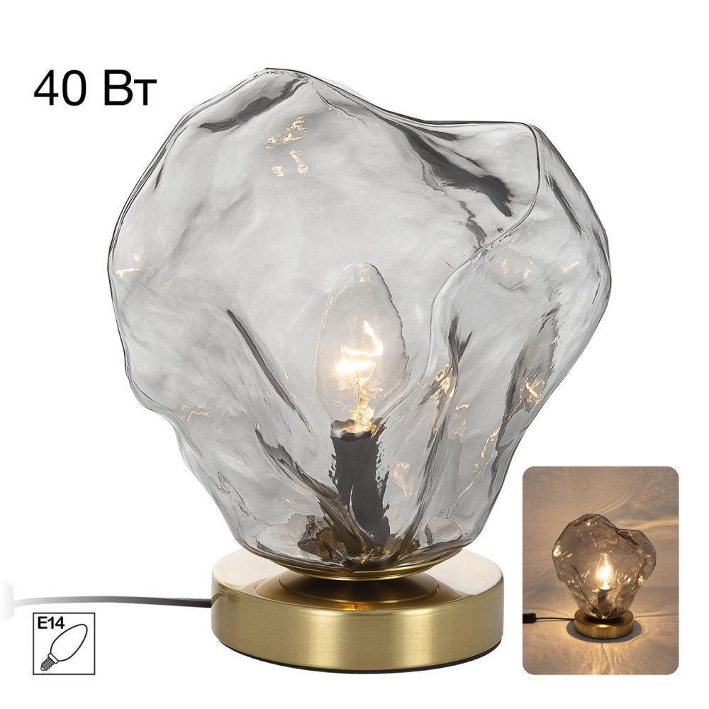 Настольный светильник *22*-25 см, 1*Е14*40W, Citilux Rocka CL247087, Бронза