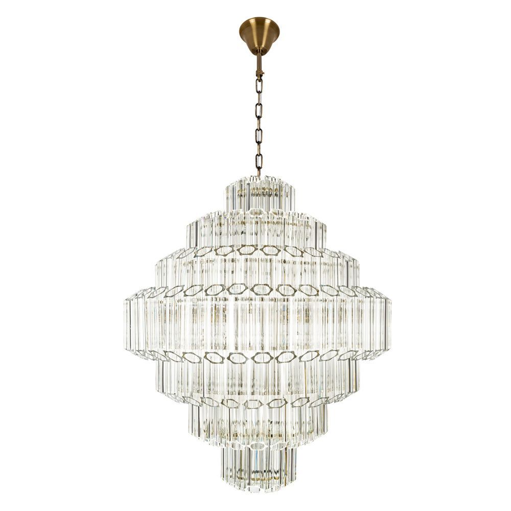 Подвесная люстра 80 см, Loft IT Celebration 10579/800 Clear, бронза