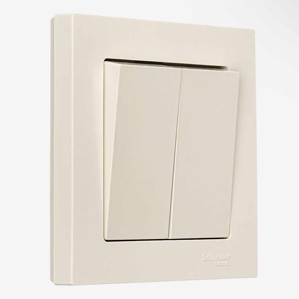 Радиовыключатель клавишный HiTE PRO BASE-2 (Белый, без рамки) HPSW-BASE2-WH