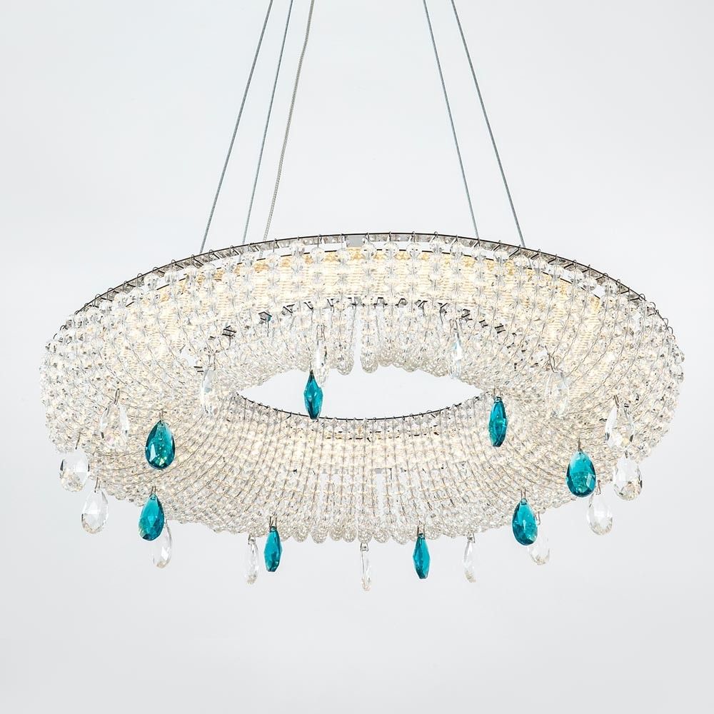 Подвесная люстра 50*50*120 см, LED 35W, 3000 / 6000K, Хром MODELUX ML.2306.500