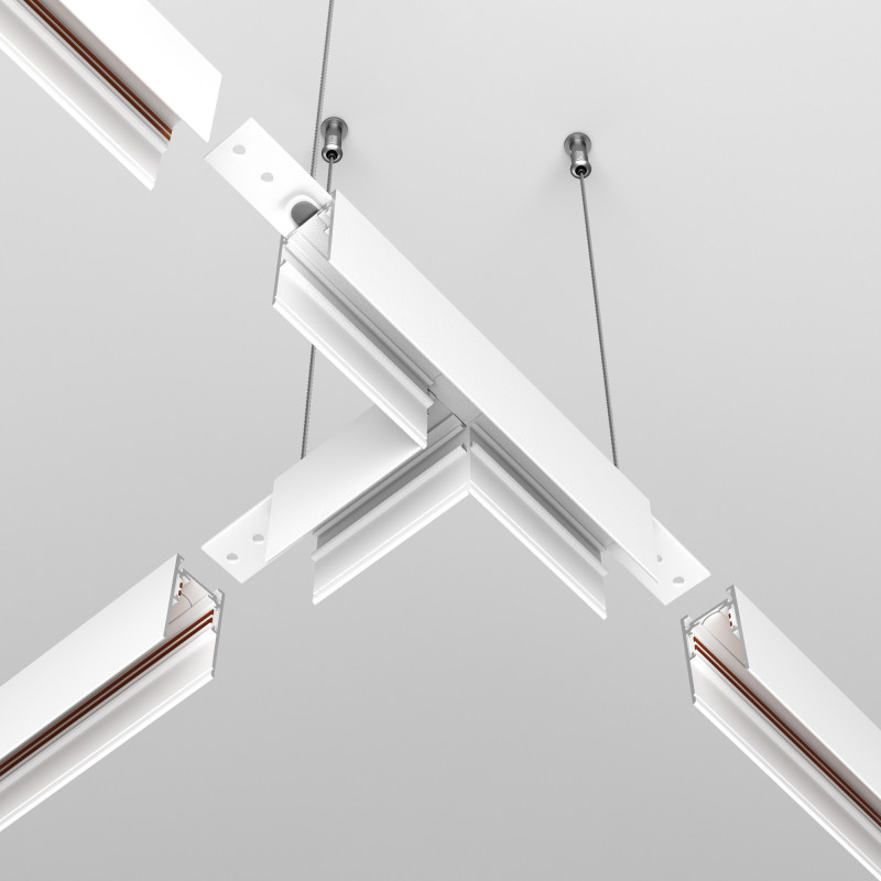 Коннектор Т-образный Exility накладной белый 17,4*10*5,2 см, LED*W TRA034CT-41W Maytoni, Белый