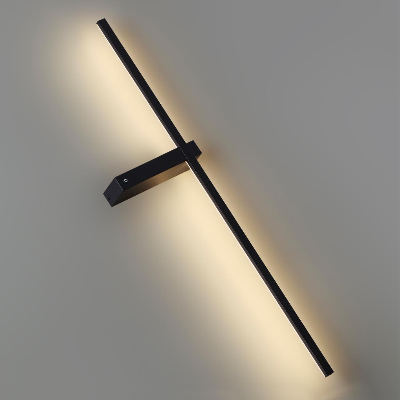 Бра 8*22*90 см, LED 9W*3000 К, Lumion Blake черный, 5694/9WL