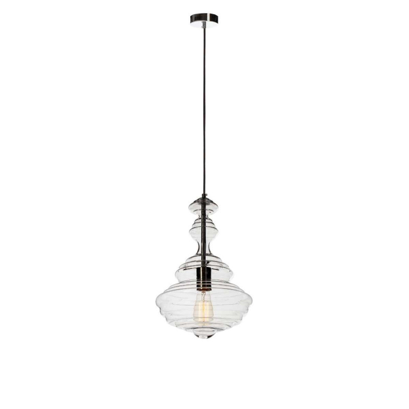 Подвесной светильник Loft IT 2073-B, диаметр 27 см, хром