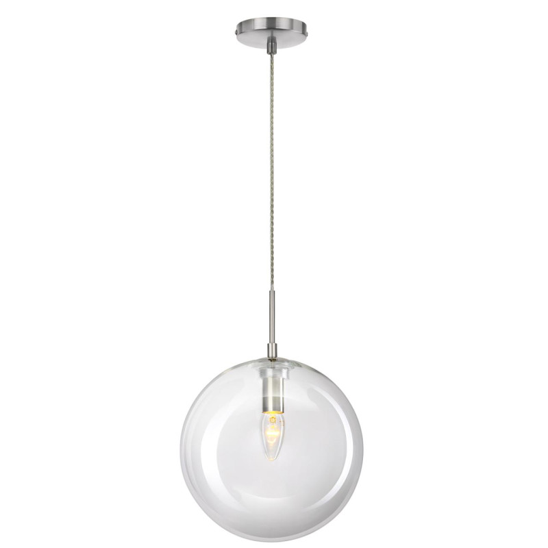 Светильник подвесной 25*135 см, 1*E14 Матовый хром Citilux Томми CL102631