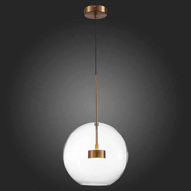 Светильник подвесной 30 см, 14W 3000K ST LUCE BOPONE SL1133.223.01 Латунь
