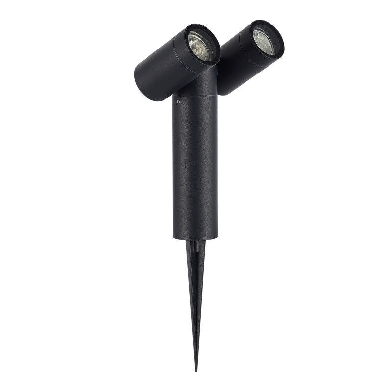 Грунтовый светильник *17,1*40 см, 2*GU10*50W, ST-Luce ECOLLO SL9011.405.02, черный