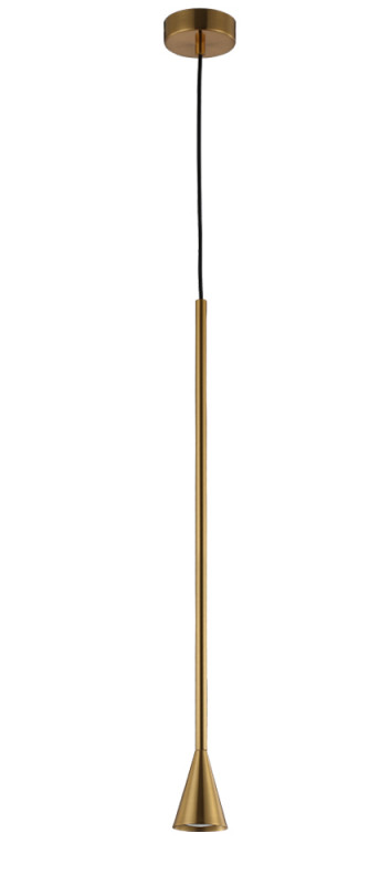 Светильник подвесной 8 см, Crystal Lux ENERO SP1 BRASS Латунь