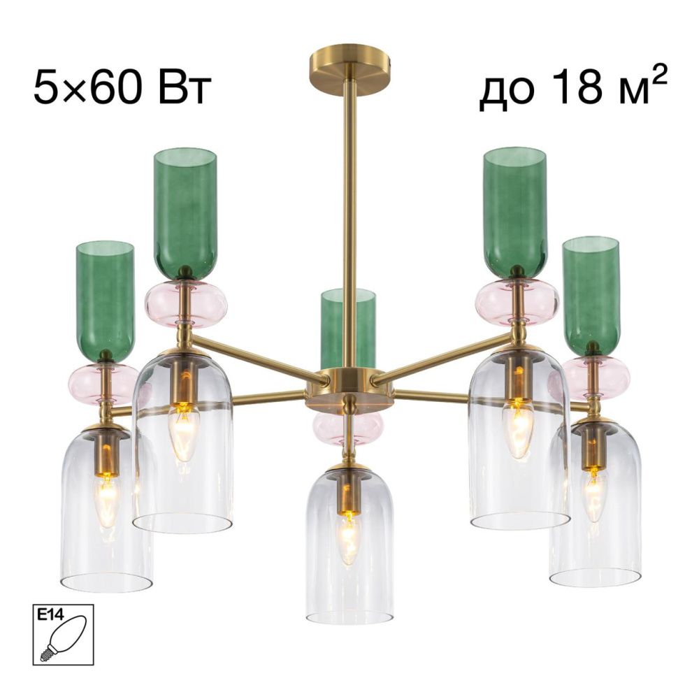 Светильник 66 см, Citilux TENDY CL244151, латунь