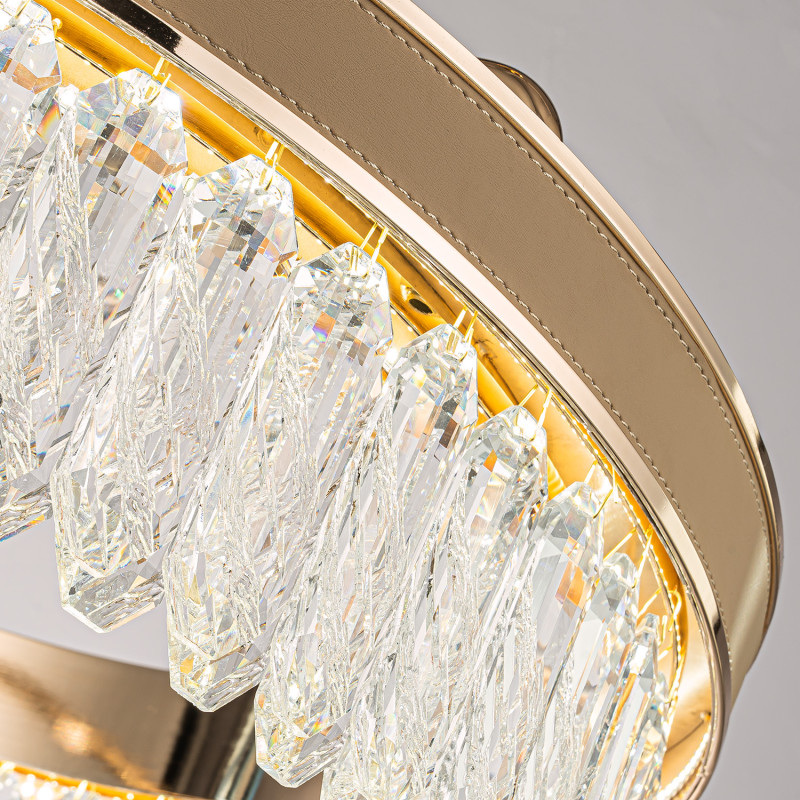 Подвесная люстра 60*116,5 см, 1*LED, 60W, 3000-6000К, Favourite Visconte 4304-6P латунный