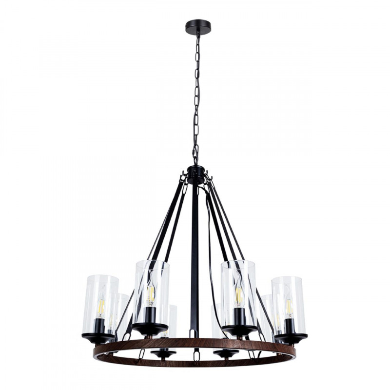 Люстра 60 см Arte Lamp DALIM  A7014SP-8BK черный