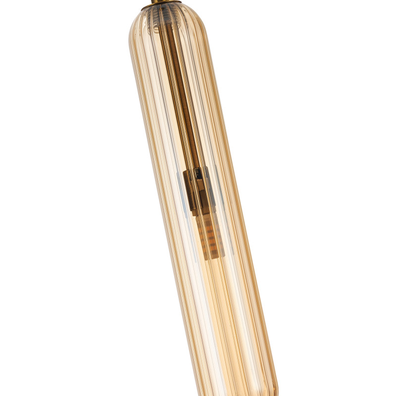 Подвесной светильник 6*163 см, 1*G9, 28W, Favourite Stalactit 4455-1P латунный