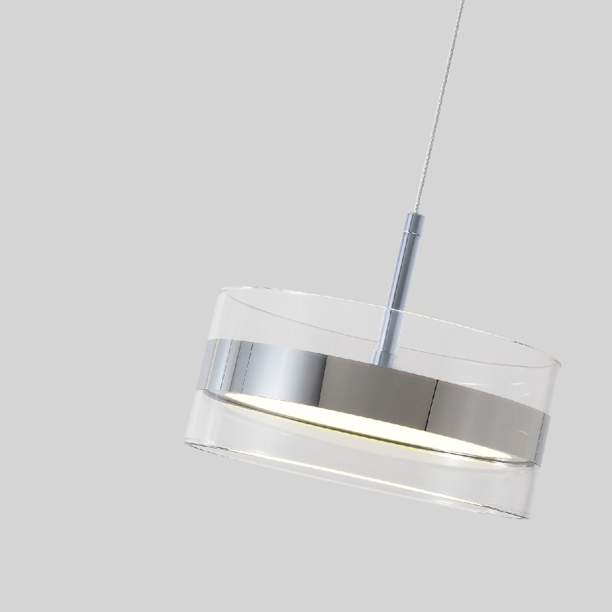 Подвесной светильник 20 см, 10W, 4000K, Crystal Lux MYSELF SP10W LED, хром