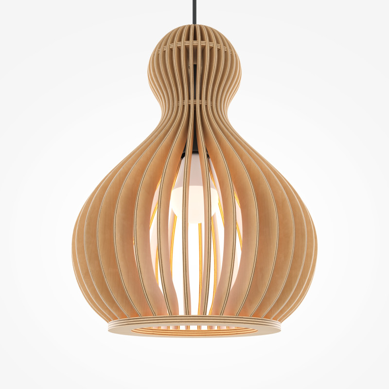 Светильник 30 см, Maytoni Roots MOD192PL-01W1, черный-дерево