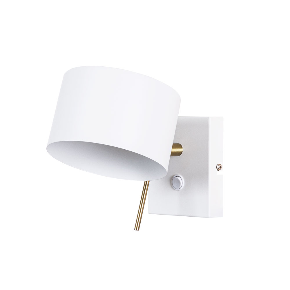 Бра 15*21*14 см, 1*E14, 40W, Arte Lamp Sebastian A7051AP-1WH, Белый