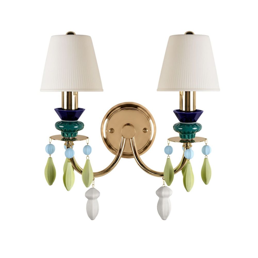 Бра 35 см, Loft IT Grace 10203/2W Green, золото