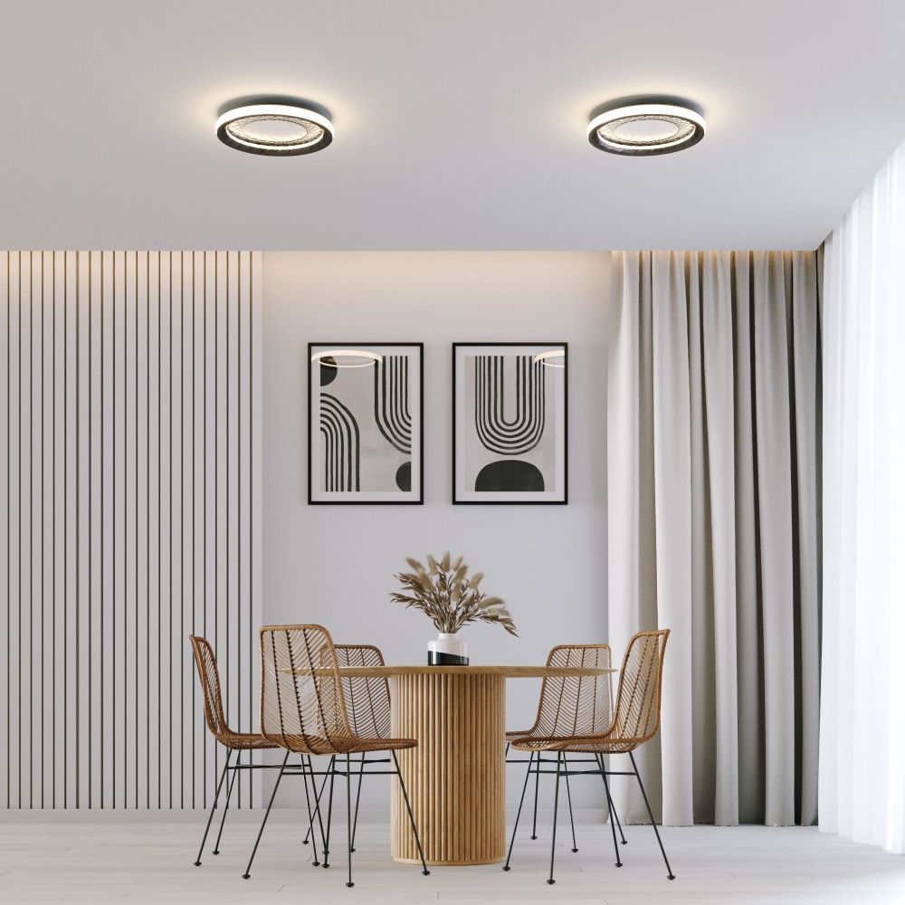 Светильник 45*45*7,5 см, LED*31W, 4000K, Eurosvet Parafe 40022/1 LED, серый, a069302