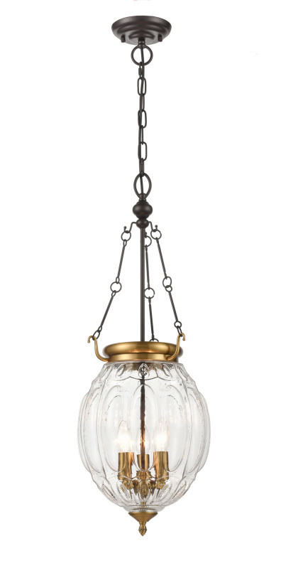 Подвесной светильник  28*170 см, 3*E14 коричневый, бронза Vele Luce Helen VL4266P23