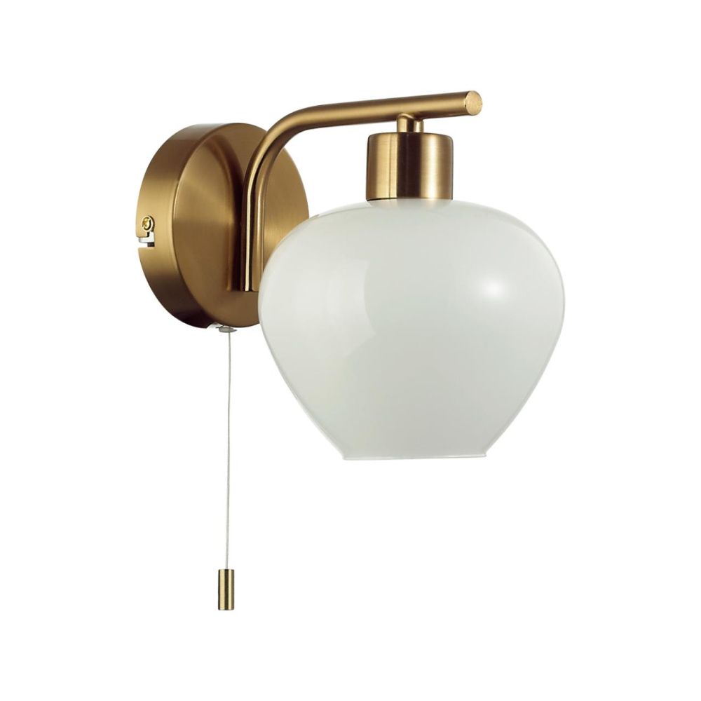 Бра с выключателем *14*20-20 см, 1*E14*40W, Lumion Carmela LUM8278/1W, латунь
