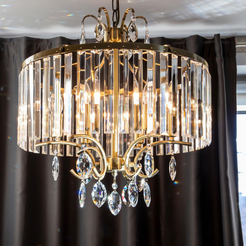 Люстра 48 см Citilux Инга CL335163 бронза 
