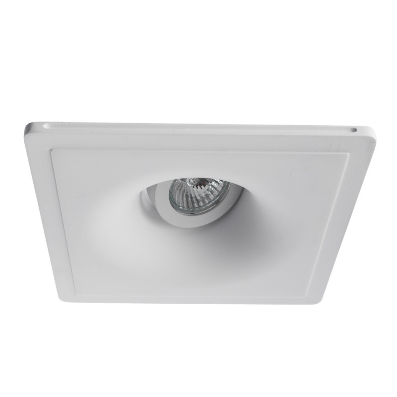 Светильник встраиваемый гипс Arte-Lamp INVISIBLE A9410PL-1WH,белый, вр 21*21 см