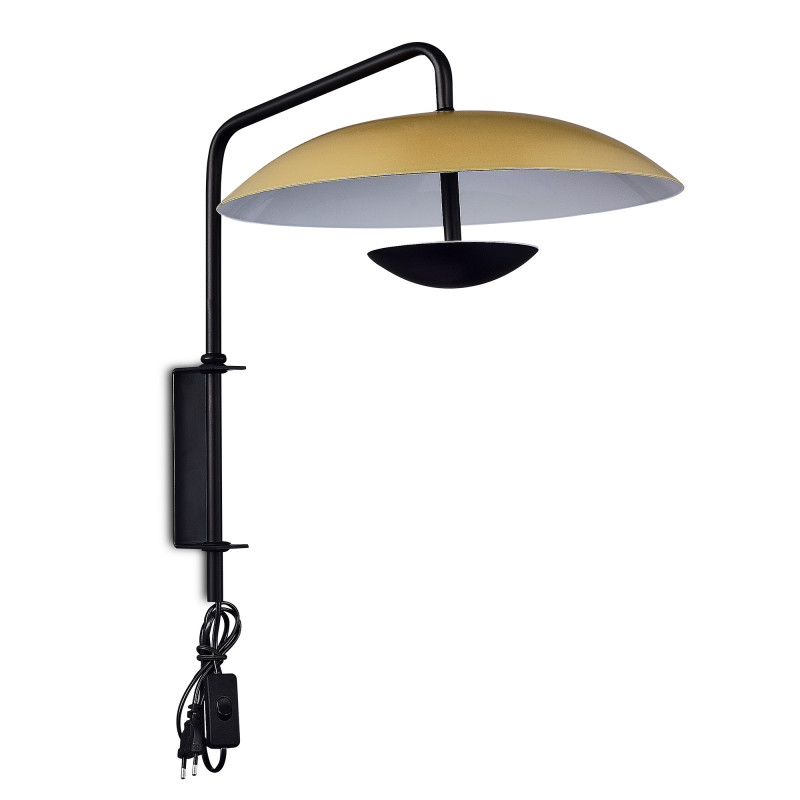 Бра 35 см, 8W 3000K ST LUCE ARMONICO SL6502.201.01 Золотистый/Черный