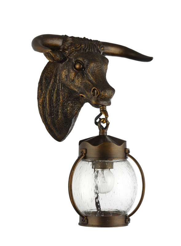 Уличный светильник Favourite Hunt 1847-1W, D240*W360*H250, металл и гипс, цвет коричневый