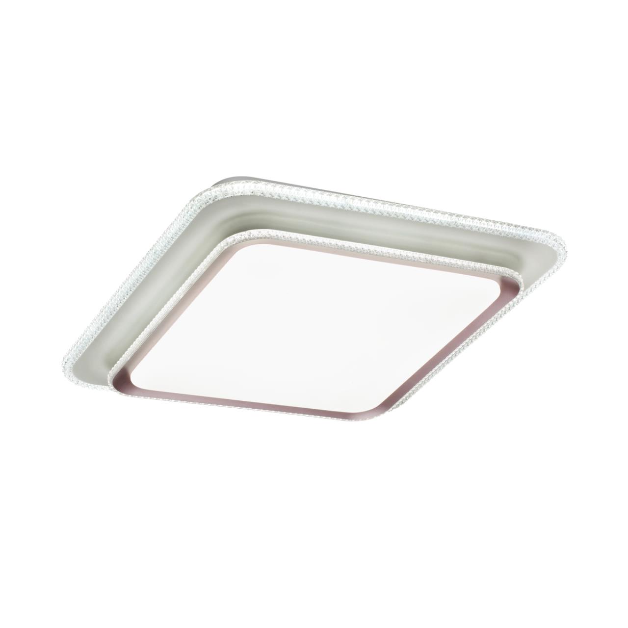 Светильник 50*50*7,5 см, LED 1*70W, 3000-6000 К, Sonex Losy 7683/EL, белый/темно-коричневый