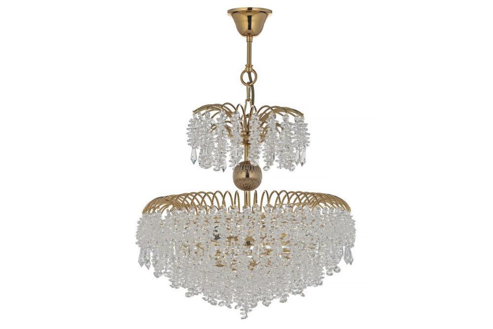 Люстра подвесная *40*40 см, 5*E14*40W, Arti Lampadari Bronte Gold Bronte E 1.5.40.106 G, золотой