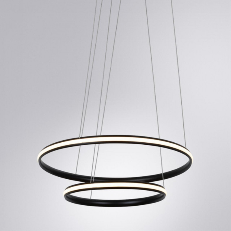 Светильник 60 см, 70W, 3000-6000K, Arte Lamp Meridiana A2198SP-2BK, черный