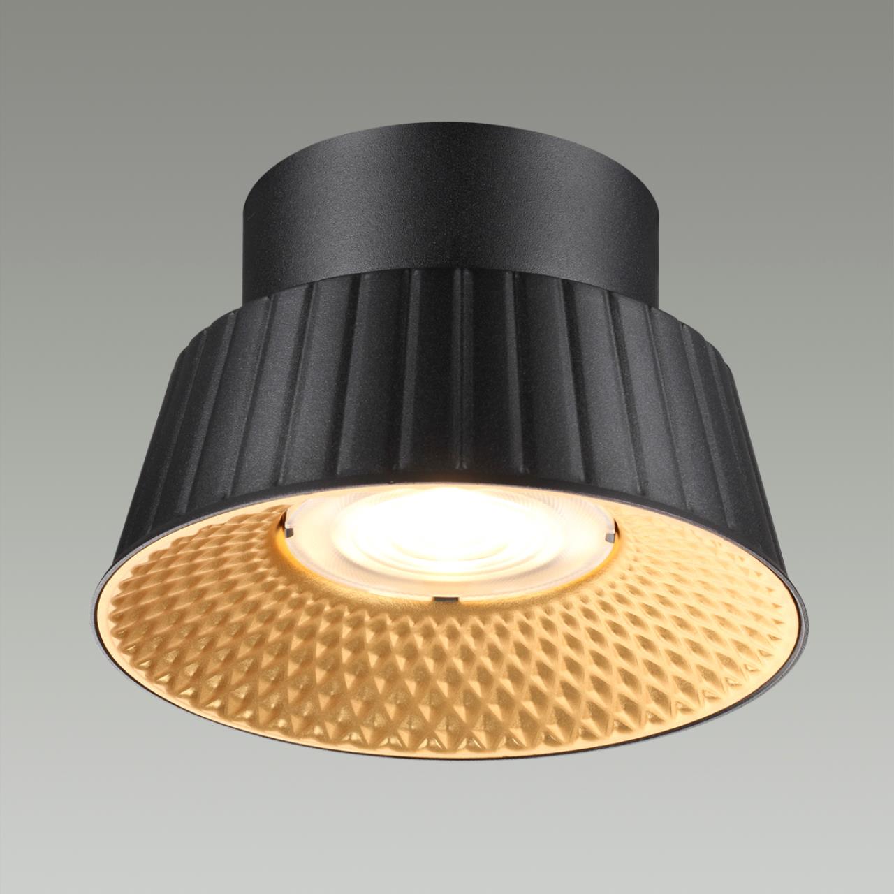 Светильник LED 7 W, 3000К Черный Odeon Light Hightech 6643/6CL IP20