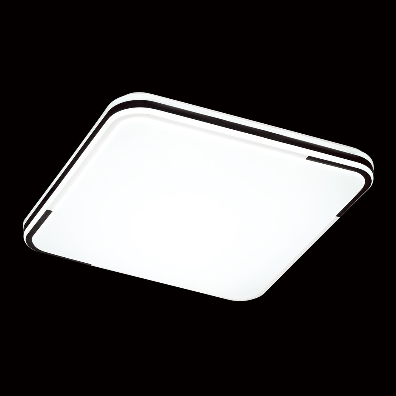 Cветильник 33*6,8 см, LED 30W, 4000 К, IP43, белый/черный, пластик Sonex Orso, 3059/CL