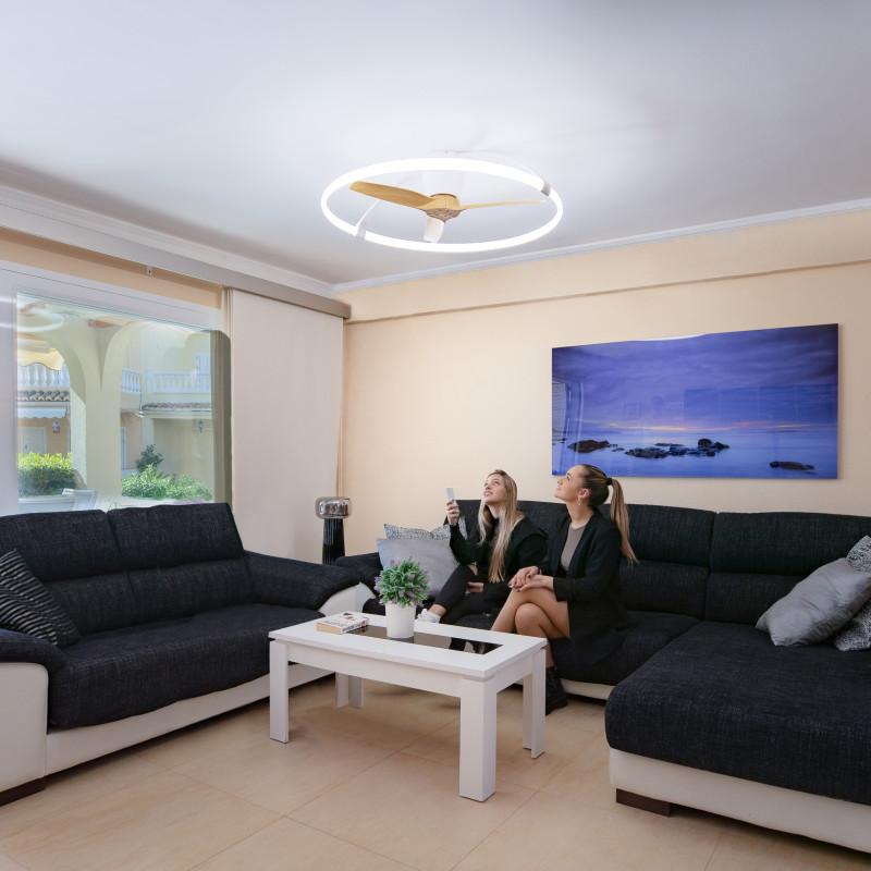 Светильник *105*26 см, LED *  75W, 3000К-6000К Mantra Nepal 7532, белый