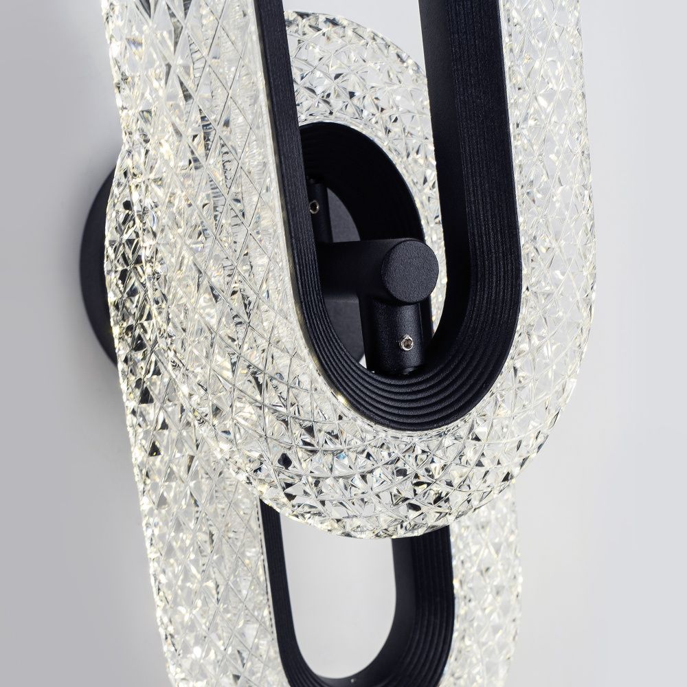 Бра 12*15*-35 см, *LED*16W, 4000K, Modestyle  MS.1120.02  BK, Чёрный