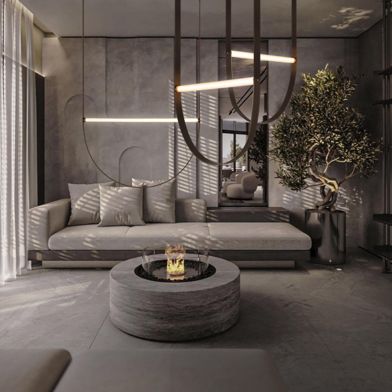Светильник 70 см, 14W, 3000K, LOFT IT Liana 10221/1250, коричневый