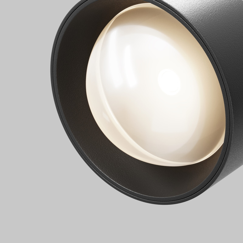 Светильник на шине 9*9*13,4 см,  LED, 15W, 3000К, Maytoni Technical Lens TR217-2-15W3K-B черный