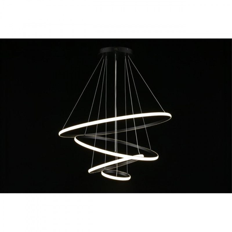Каскадная люстра 80*60-150 см 100W, 4000K, Aployt JANINA APL.018.03.100, черный