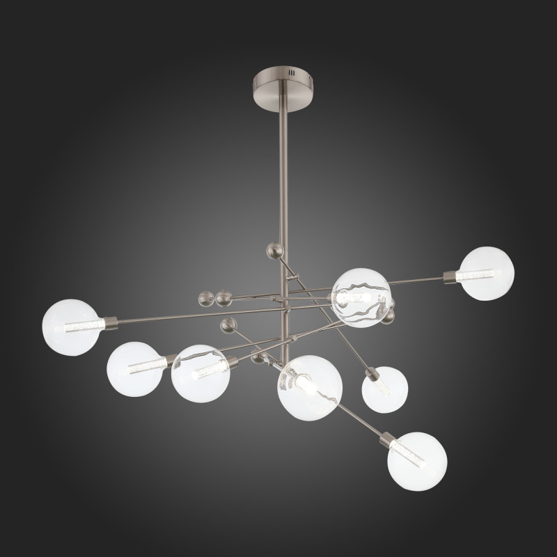 Люстра потолочная 110*110 см, 36W 3000K ST LUCE GIACIO SL377.302.08 Никель