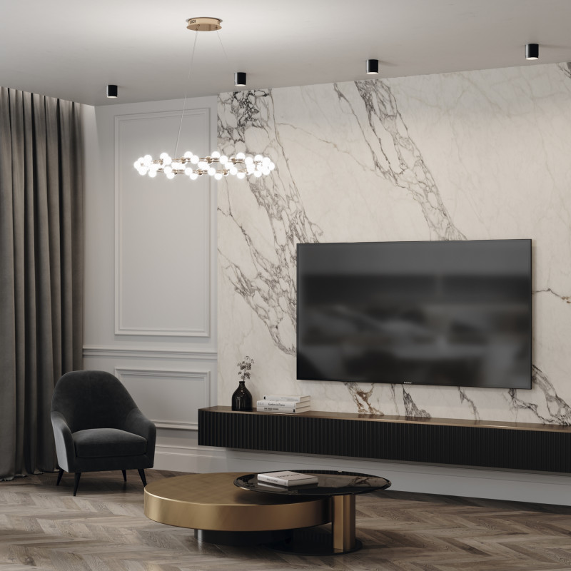 Потолочный светильник 8,2*8,5 см, 1 GX53*15W Polar C088CL-GX53-B Maytoni Ceiling & Wall, Черный